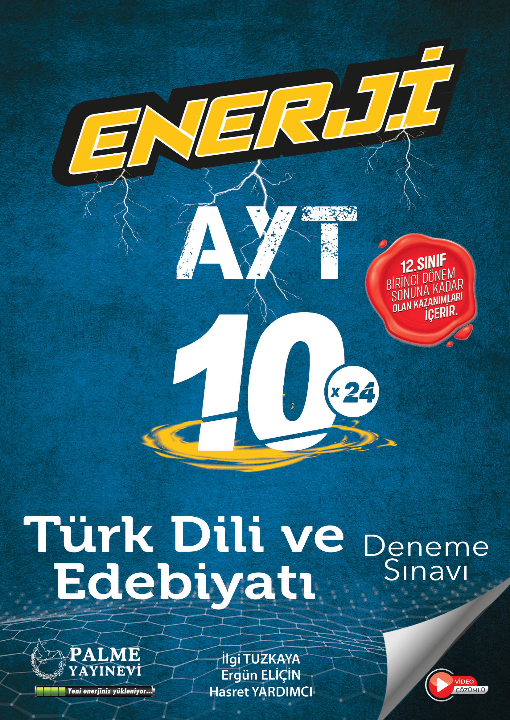 Enerjı̇ AYT TüRK Dı̇Lı̇ ve Edebı̇Yatı 1. DöNem 10'Lu Deneme Sınavı kapak görseli